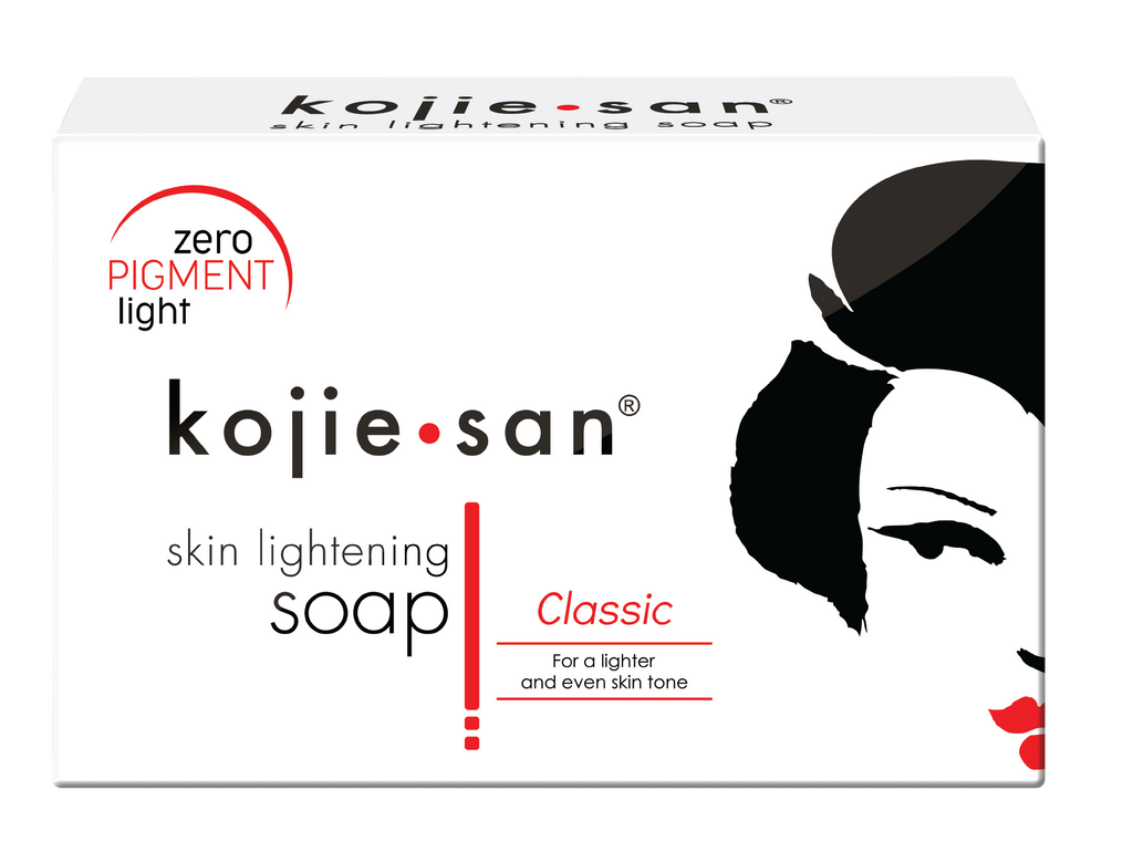 Jabón para piel y cuerpo Kojie San: barra de jabón original con ácido kójico, quitamanchas, aceite de coco y árbol de té (135 g)