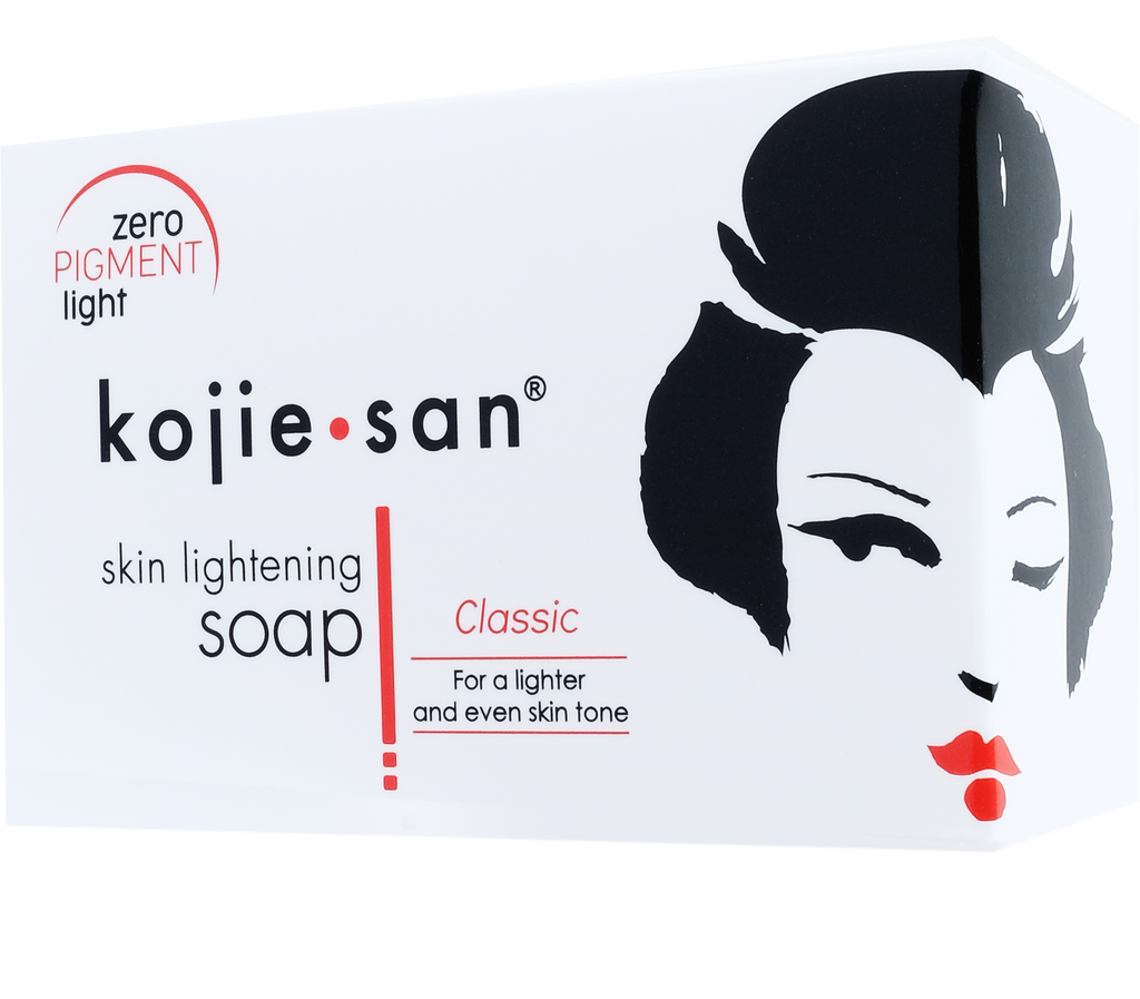Jabón para piel y cuerpo Kojie San: barra de jabón original con ácido kójico, quitamanchas, aceite de coco y árbol de té (135 g)