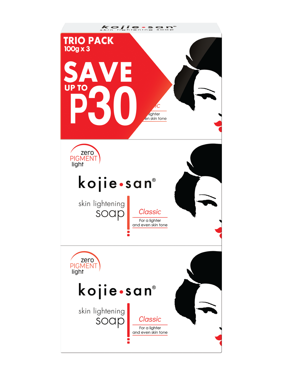 코지산 스킨 브라이트닝 비누 - 오리지널 코직산 다크 스팟 제거 비누, 파라벤 무첨가, 코코넛 &amp; 티트리 오일 함유, 얼굴 및 바디용, 부드럽게 각질을 제거하여 매끄럽고 고른 피부톤을 선사합니다. 100g x 3개입