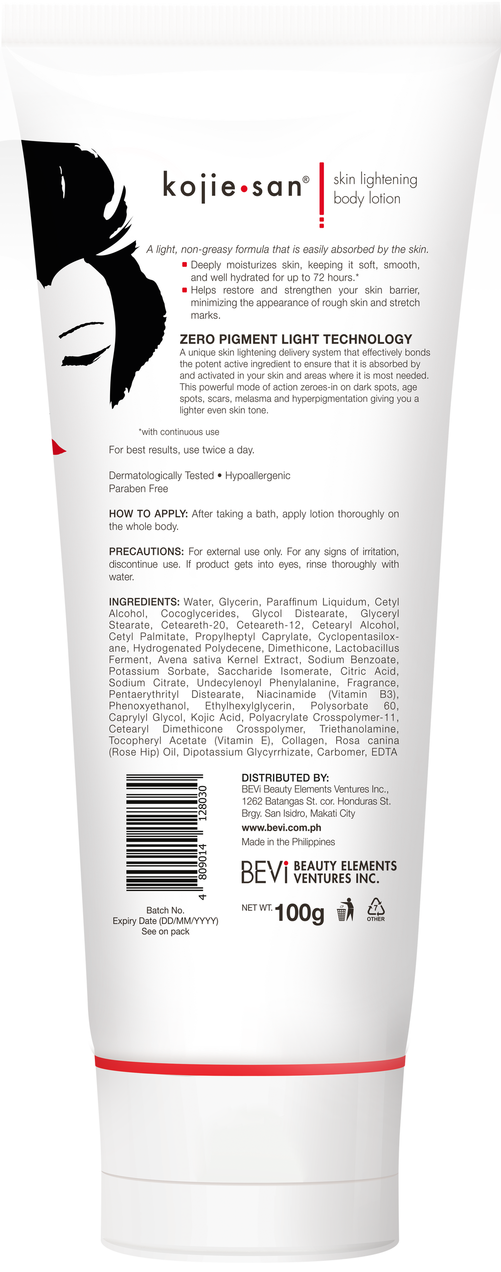 Kojie San Body Lotion ??Nourishing & Skin Refining Body Lotion with Rosehip, Shea Butter & Vitamin E for a Smooth, Even-Looking Skin Tone ??100G