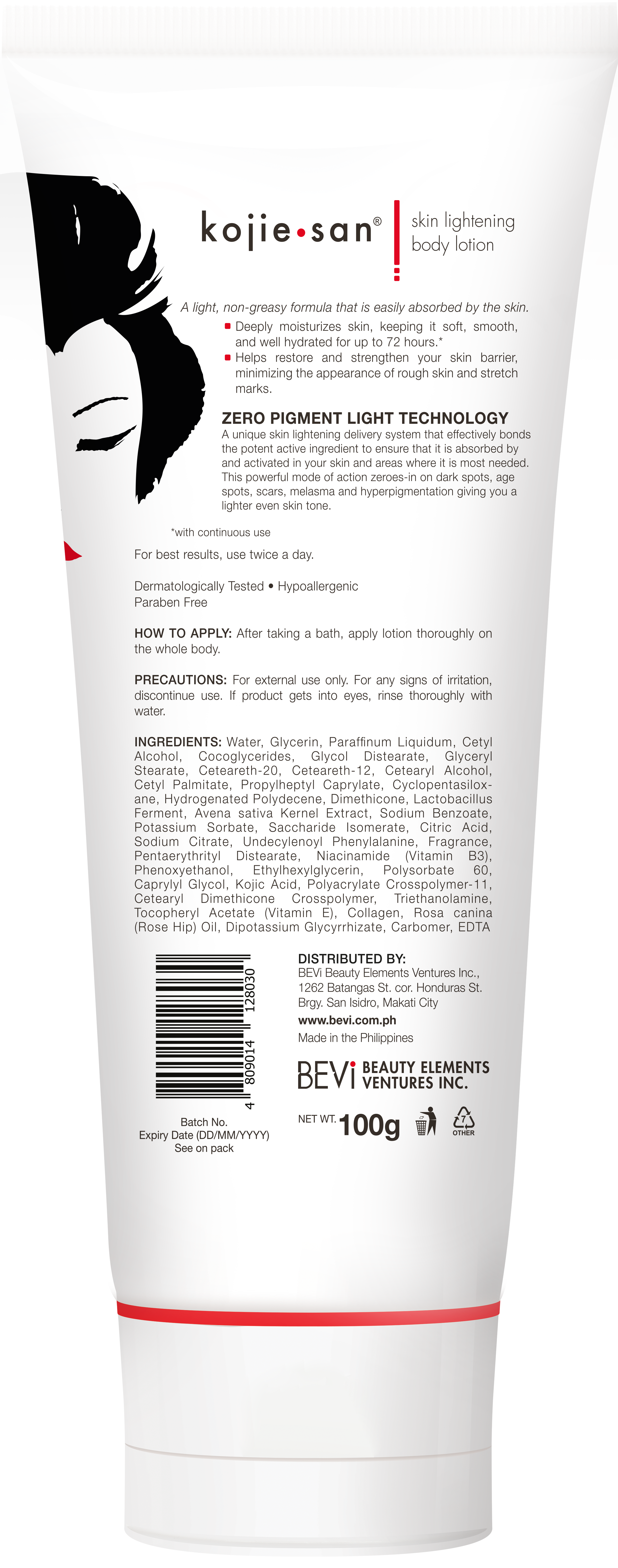 Kojie San Body Lotion ??Nourishing & Skin Refining Body Lotion with Rosehip, Shea Butter & Vitamin E for a Smooth, Even-Looking Skin Tone ??100G