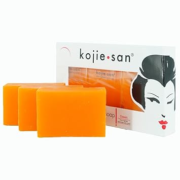 Kojie San Skin and Body Soap ??Original Kojic Acid, Soap Bar with Coconut & Tea Tree Oil ??3 x 65g Bars