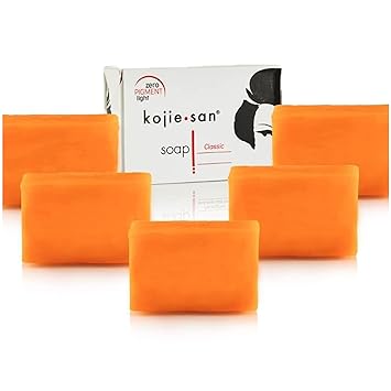 Kojie San Skin Brightening Soap - Bundle Pack - Original Kojic Acid, Dark Spot Remover Bar Soap with Coconut & Tea Tree Oil, 